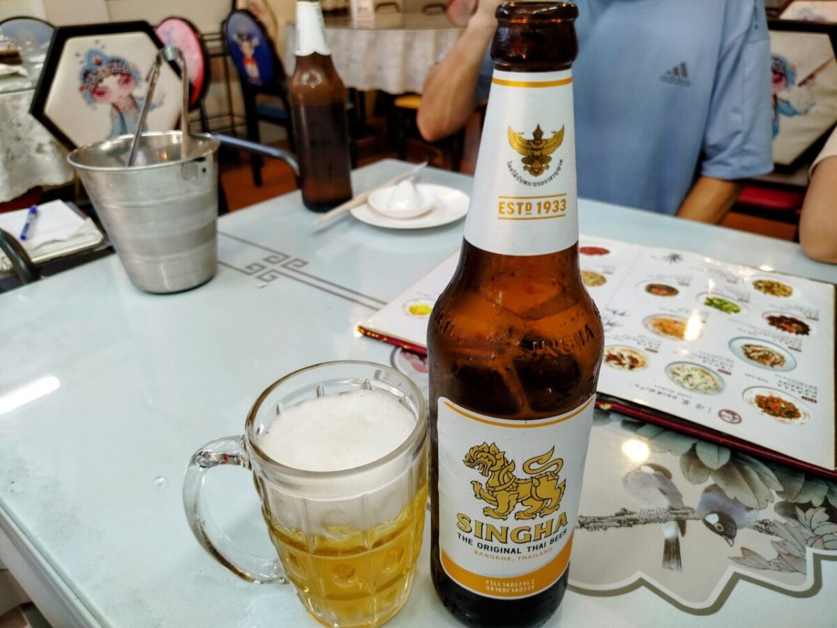 大連飯店-シンハビール大瓶