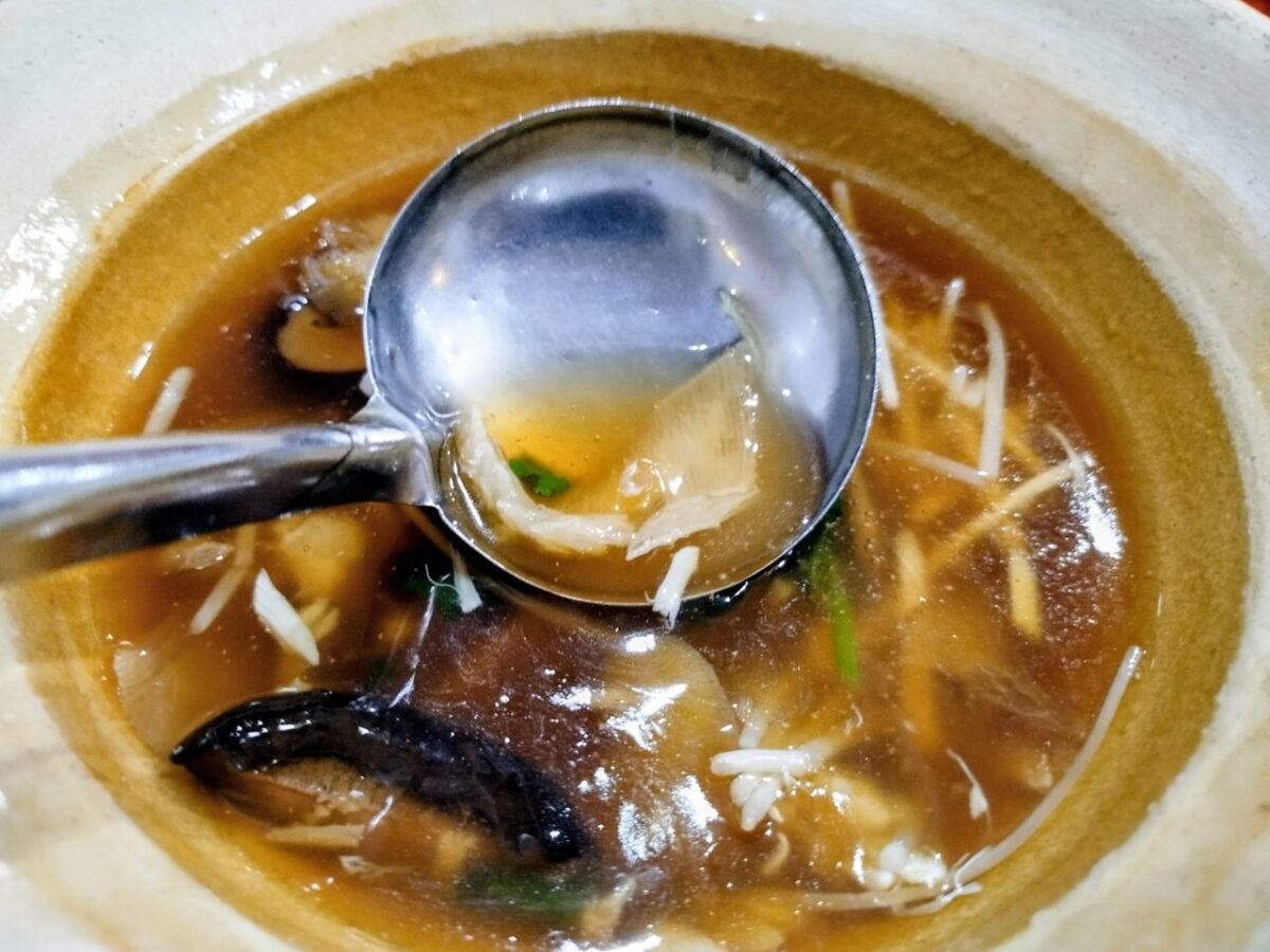 フカヒレと蟹のスープ(アップ)